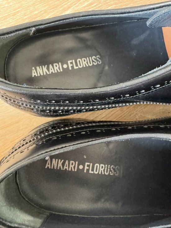 Ankari & Floruss Black Leather Shoes in Size 43 main image 5